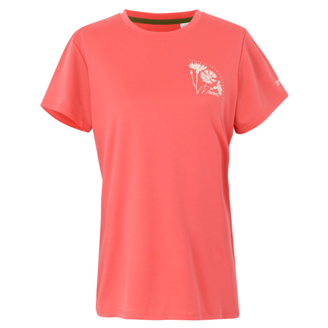 Regatta Dames fingal ix bloemen t-shirt UTRG11433_peachbloom large