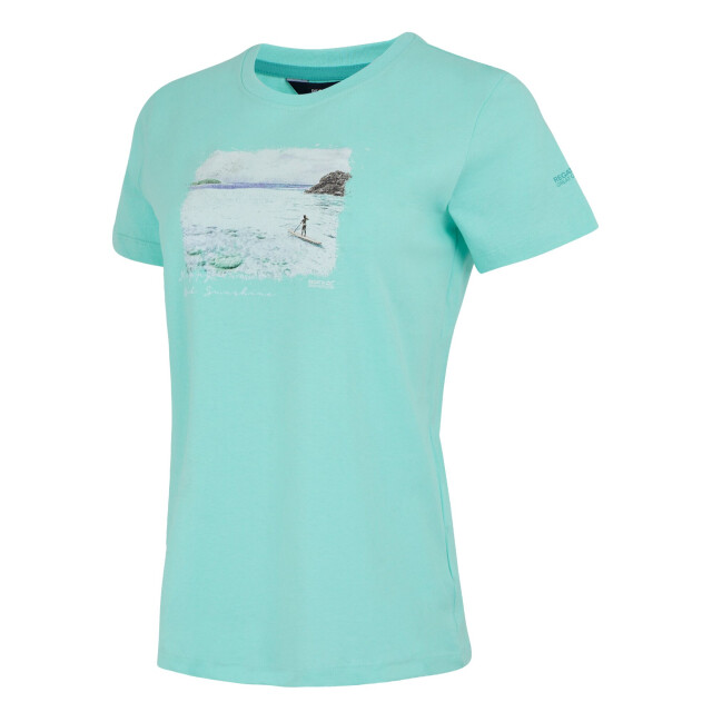 Regatta Dames filandra vx paddle board t-shirt UTRG11436_arubablue large