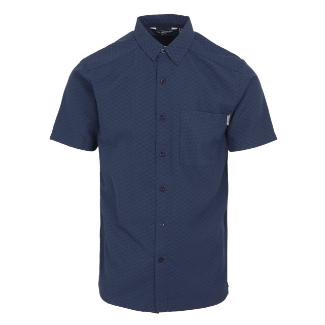 Regatta Heren overhemd met korte mouwen mindano ix triangle UTRG11394_navy large