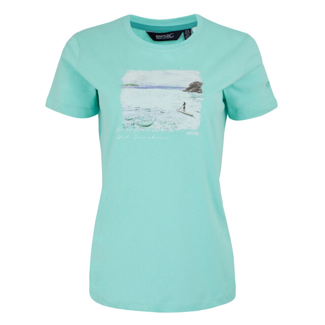 Regatta Dames filandra vx paddle board t-shirt UTRG11436_arubablue large