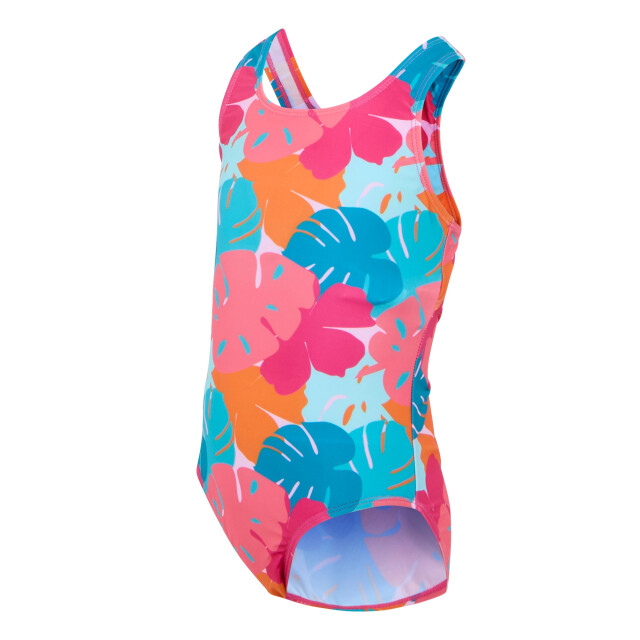 Regatta Eendelig katrisse tropical leaves meisjesbadpak UTRG11325_multicoloured large
