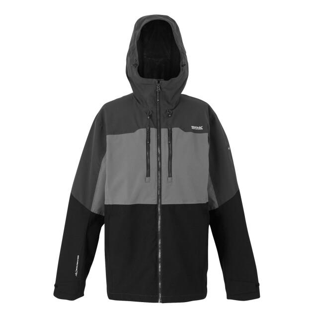 Regatta Maland ii waterdichte jas heren UTRG11363_granitegreyashblack large