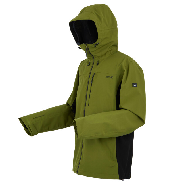 Regatta Heren birchdale ii waterdichte jas UTRG11378_nephritegreenblack large