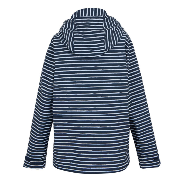 Regatta Dames bayletta ii painterly stripe waterdichte jas UTRG11402_navywhite large
