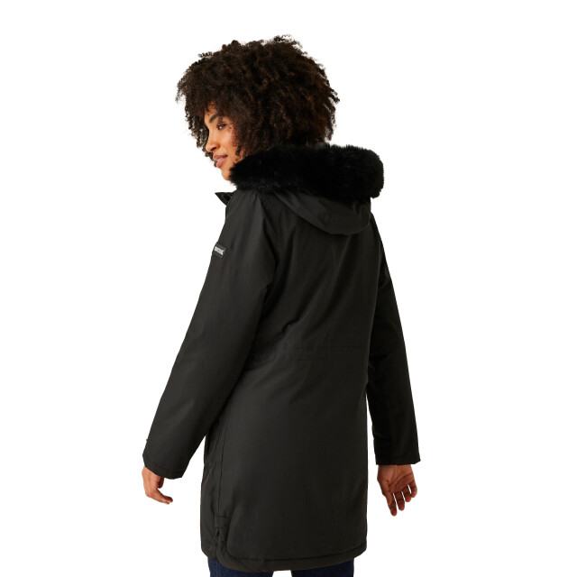 Regatta Dames parka met bontrand UTRG11293_black large