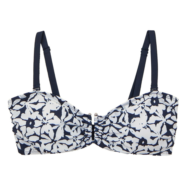 Regatta Dames aceana iii gebloemd bikinitopje UTRG11352_navywhite large