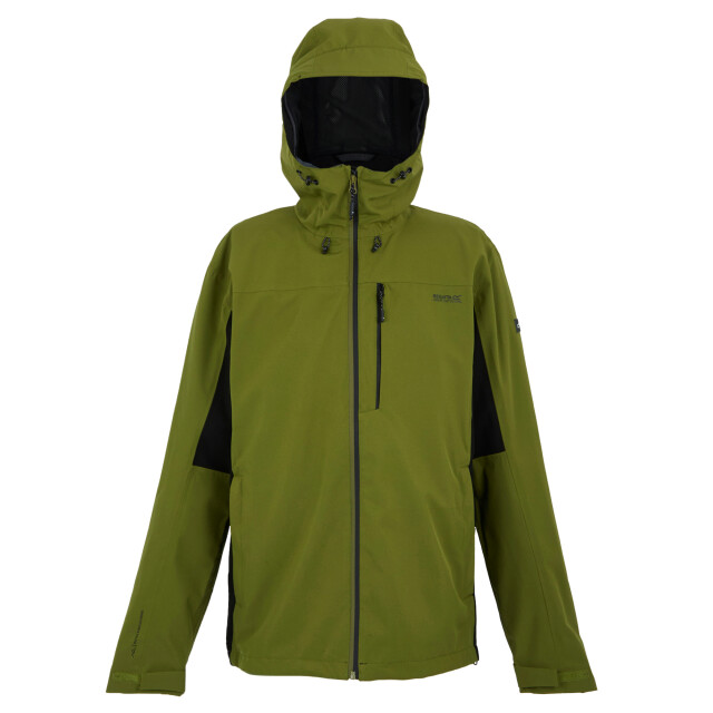 Regatta Heren birchdale ii waterdichte jas UTRG11378_nephritegreenblack large