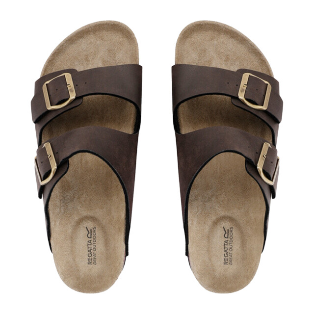 Regatta Heren asby double strap sandalen UTRG11346_peat large