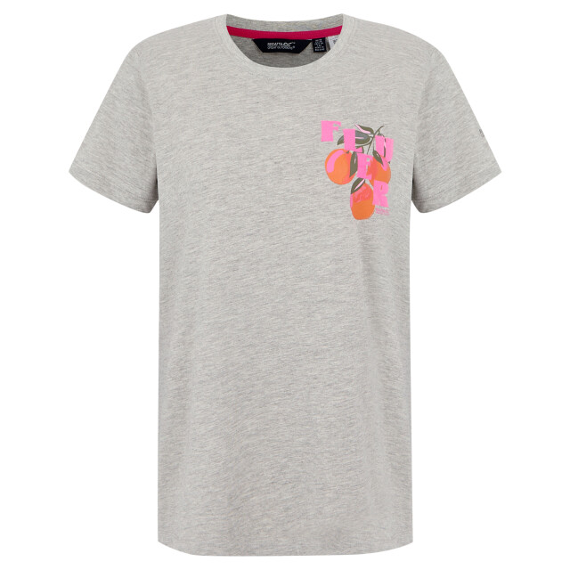 Regatta Dames filandra vx fleur t-shirt UTRG11330_greymarl large