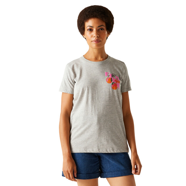 Regatta Dames filandra vx fleur t-shirt UTRG11330_greymarl large