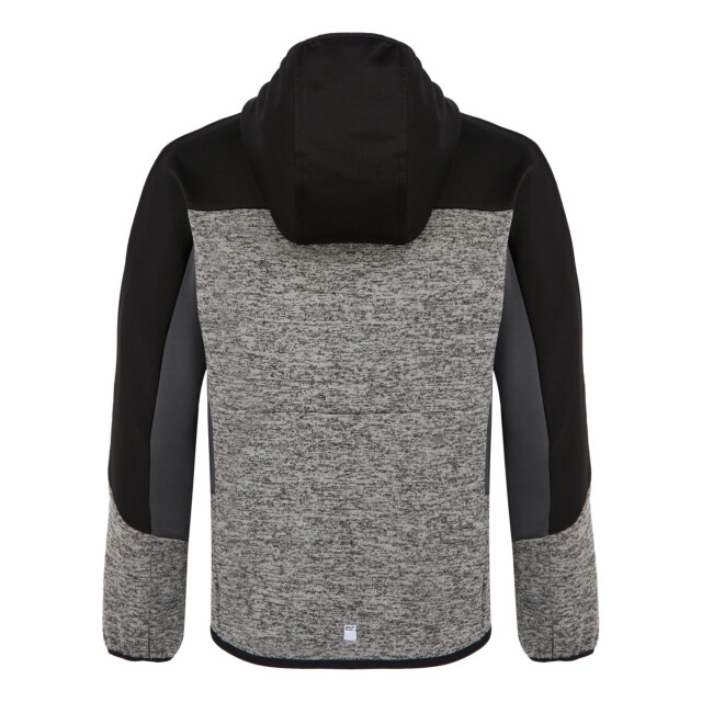 Regatta Kinder/kinder dissolver ix marl full zip fleecejack UTRG11296_mineralgreyblack large