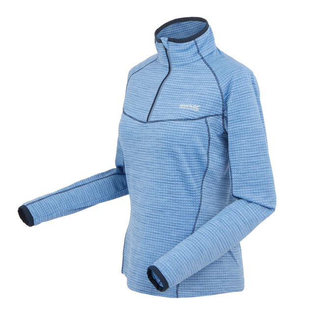 Regatta Dames yonder ii half zip fleece top UTRG11271_coronetblue large