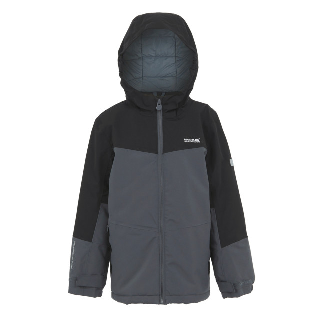 Regatta Gewatteerd kinder-/kidsjack highton v UTRG11251_sealgreyblack large