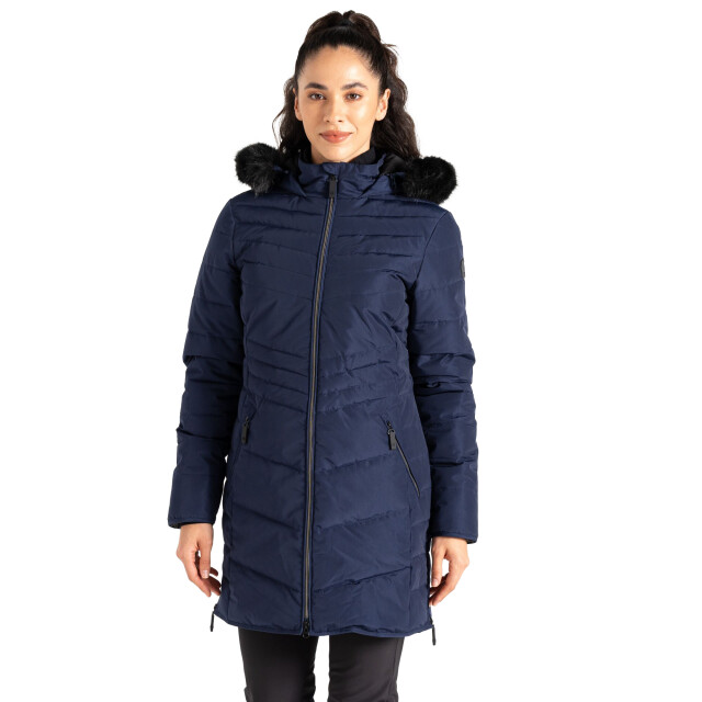 Dare2b Dames striking iiii halflang gewatteerd jack UTRG11289_peacoat large