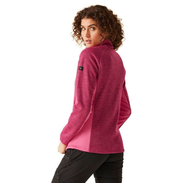 Regatta Dames highton iv full zip fleecejack UTRG11232_flamingopink large