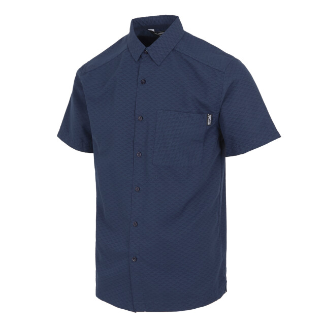 Regatta Heren overhemd met korte mouwen mindano ix triangle UTRG11394_navy large