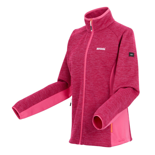 Regatta Dames highton iv full zip fleecejack UTRG11232_flamingopink large