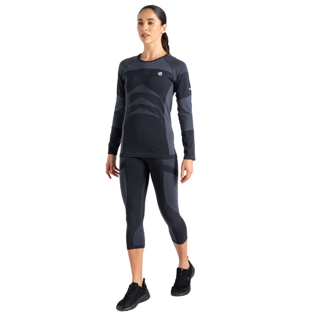 Dare2b Dames in de zone ii paneel 3/4 legging UTRG11238_blackblack large