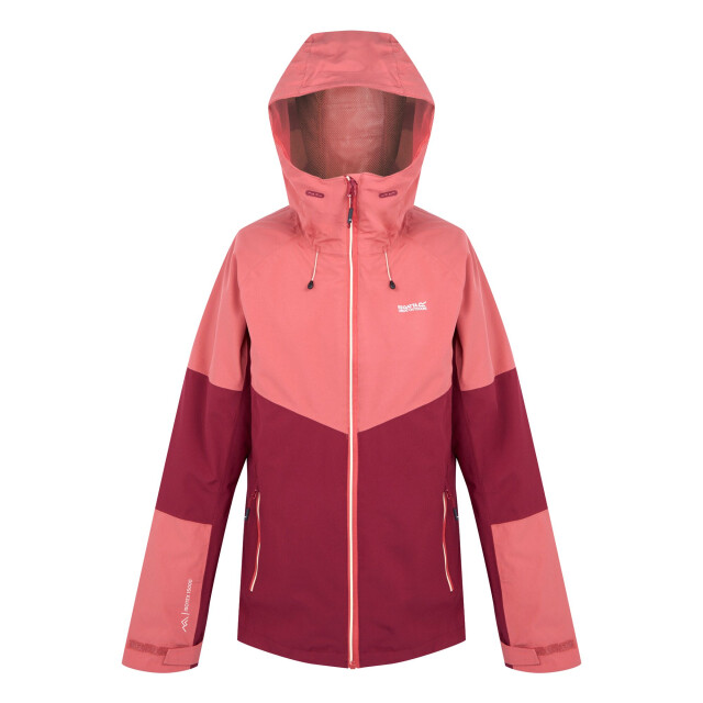 Regatta Dames wentwood ix 3 in 1 waterdichte jas UTRG11242_mineralredrumbared large