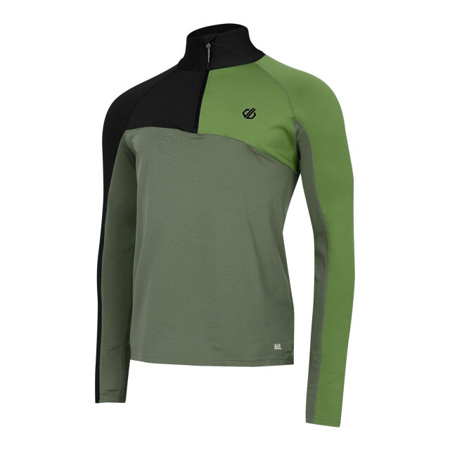 Regatta Heren dignify iii core stretch midlayer UTRG11199_olivinegreenblack large