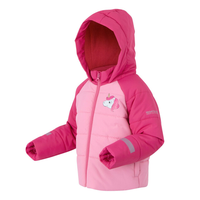 Regatta Kinder/kinderjas luna de eenhoorn gewatteerd UTRG11204_sweetpink large