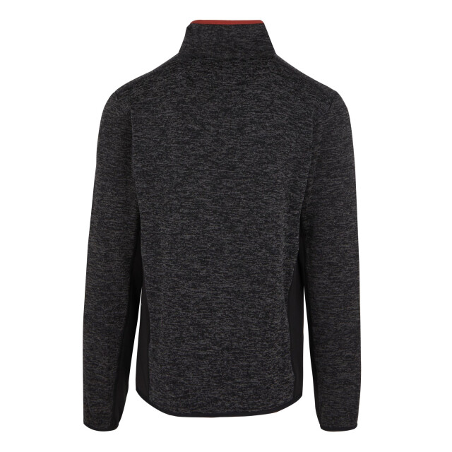 Regatta Heren baslinn marl full zip fleecejack UTRG11189_blackblackmarl large