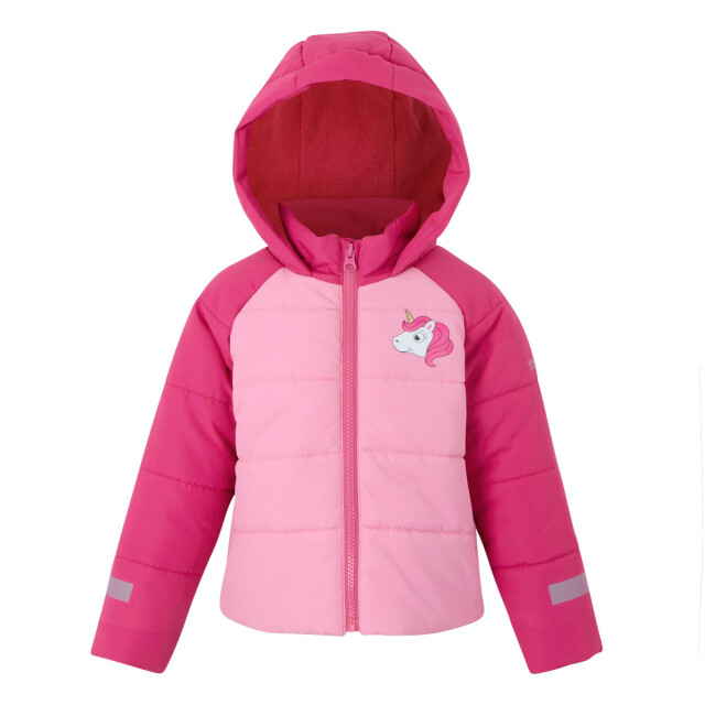 Regatta Kinder/kinderjas luna de eenhoorn gewatteerd UTRG11204_sweetpink large