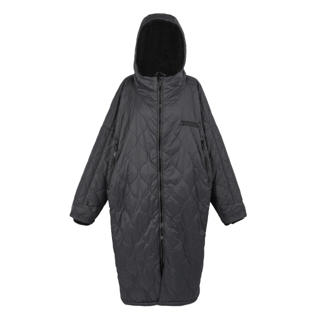 Regatta Gewatteerde badjas voor volwassenen UTRG11200_darkgrey large