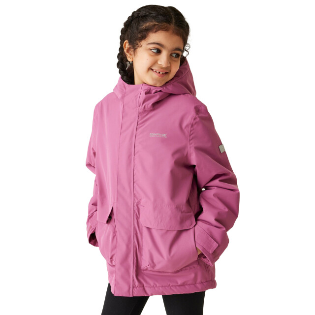 Regatta Ezdale waterdichte jas voor kinderen/kinderen UTRG11202_violet large