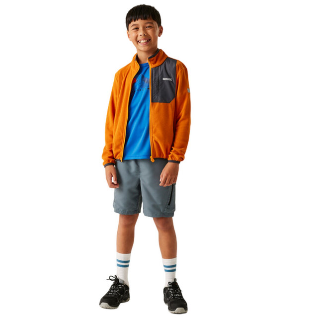 Regatta Kinder/kids frankie full zip fleecejack UTRG11140_fox large