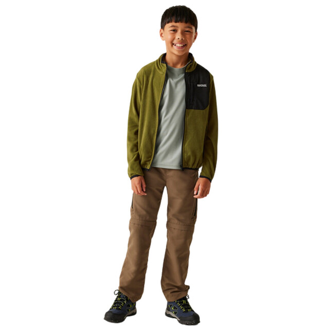 Regatta Kinder/kids frankie full zip fleecejack UTRG11140_nephritegreen large