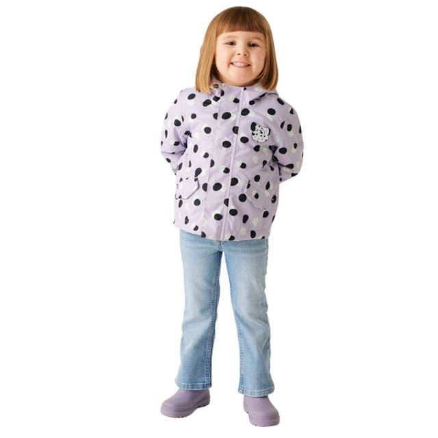 Regatta Shyla de luipaard waterdichte jas voor kinderen/kinderen UTRG11149_lilacfrost large