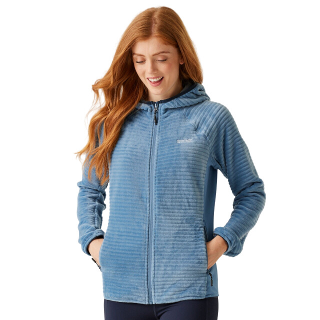 Regatta Dames endra fleecejas met capuchon UTRG11109_coronetblue large