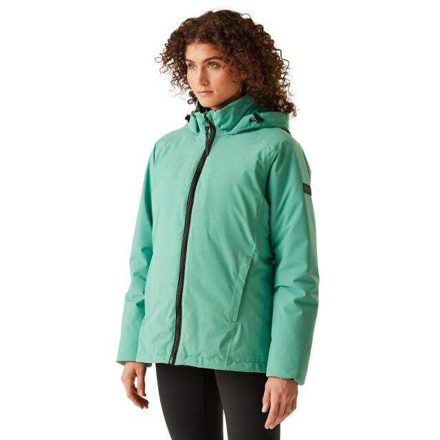 Regatta Dames reeah geïsoleerde jas UTRG11166_dustygreenrainforestgreen large