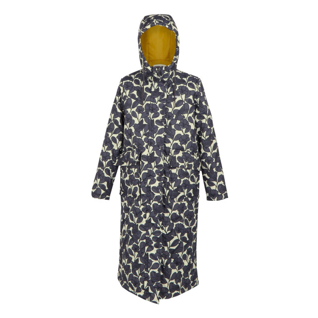 Regatta Dames orla kiely birdy gewatteerde lange jas UTRG11117_grey large