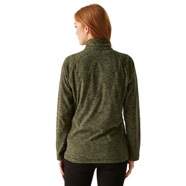 Dare2b Dames mayse full zip fleecejack UTRG11073_darkkhakimarl large