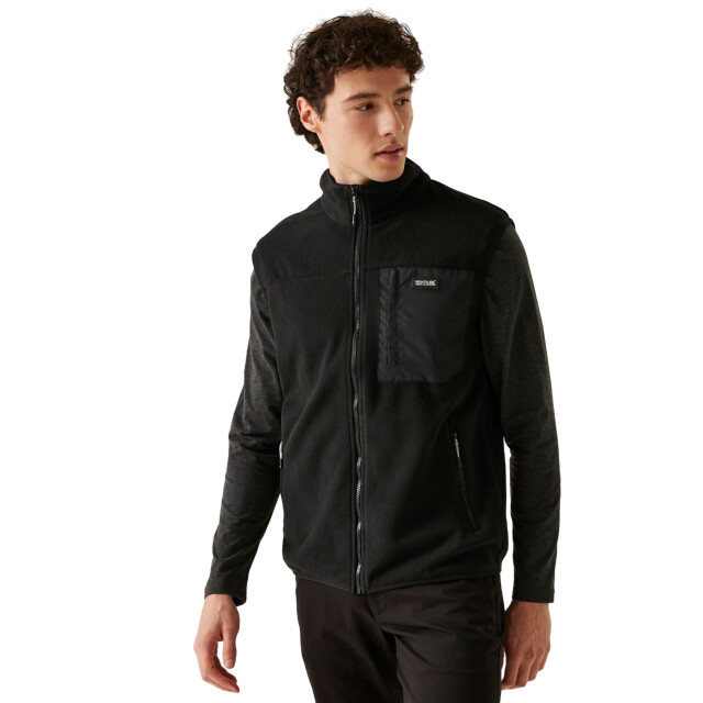 Regatta Heren frankie fleece gilet UTRG11097_black large