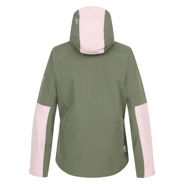 Dare2b Dames assert waterdicht jasje UTRG11102_olivinegreencrystalrose large
