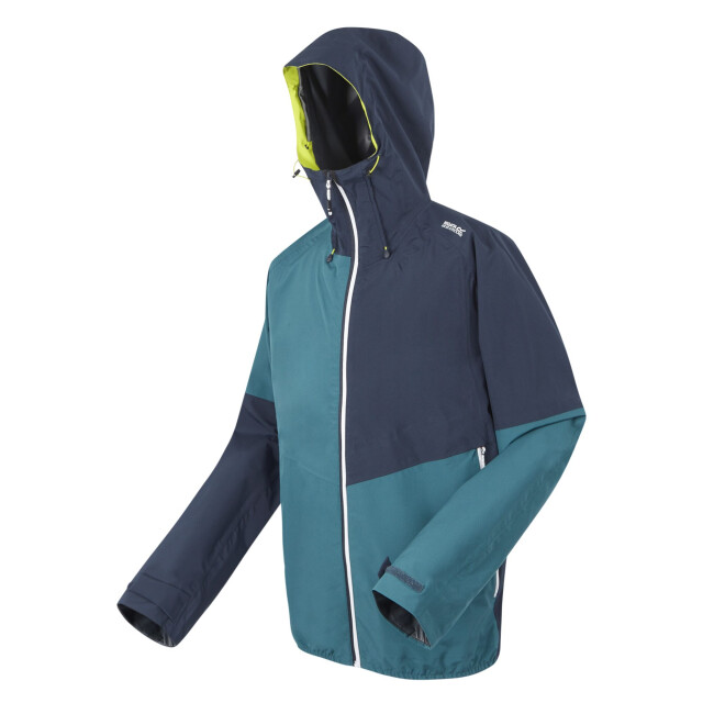 Regatta Heren deserto ii colour block waterdichte jas UTRG11063_moroccanbluenavy large