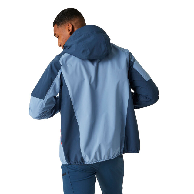 Regatta Heren deserto ii colour block waterdichte jas UTRG11063_coronetbluemoonlightdenim large