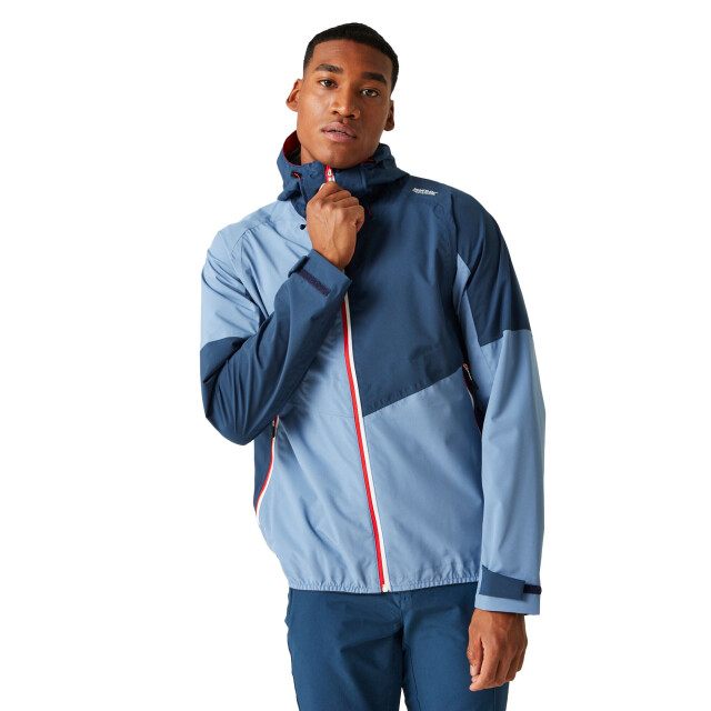 Regatta Heren deserto ii colour block waterdichte jas UTRG11063_coronetbluemoonlightdenim large