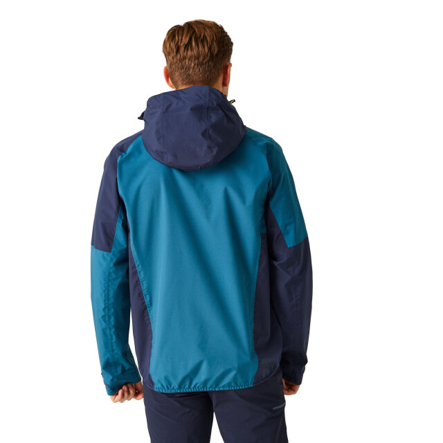 Regatta Heren deserto ii colour block waterdichte jas UTRG11063_moroccanbluenavy large