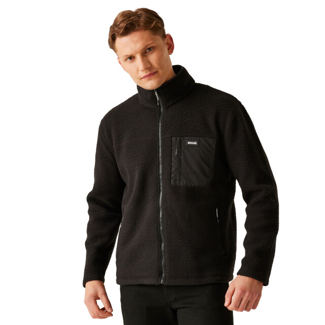 Regatta Heren frankie borg fleece UTRG11034_black large