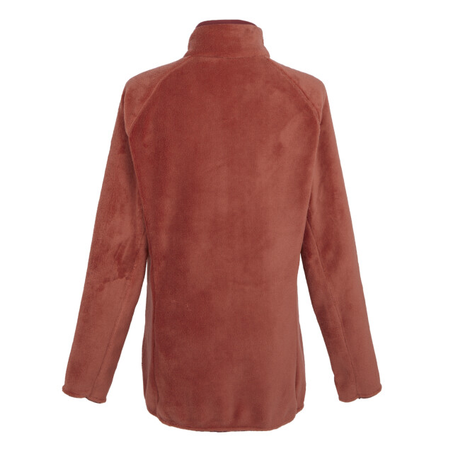 Regatta Dames lakara fluffy full zip fleece jas UTRG11133_mineralred large