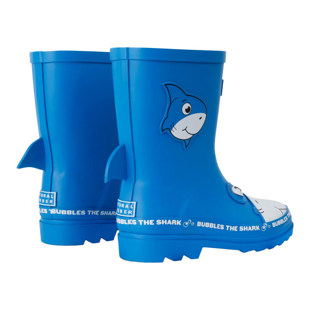 Regatta Kinderen/kinderen mudplay ii bubbles de haai wellington laarzen UTRG10997_blue large