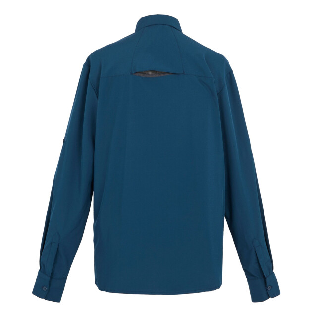 Regatta Effen heren reisshirt met lange mouwen UTRG11006_moonlightdenim large