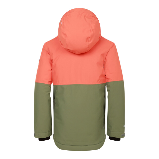 Dare2b Freehand overhead ski-jas voor kinderen/kinderen UTRG11012_orangerustolivinegreen large