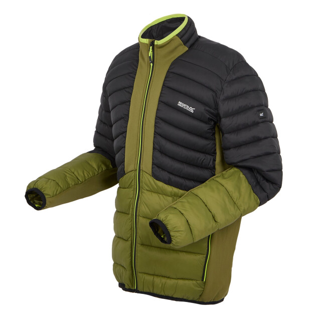 Regatta Heren leedre colour block hybride jas UTRG10942_nephritegreenblack large
