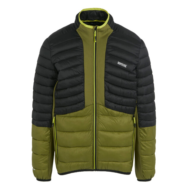 Regatta Heren leedre colour block hybride jas UTRG10942_nephritegreenblack large