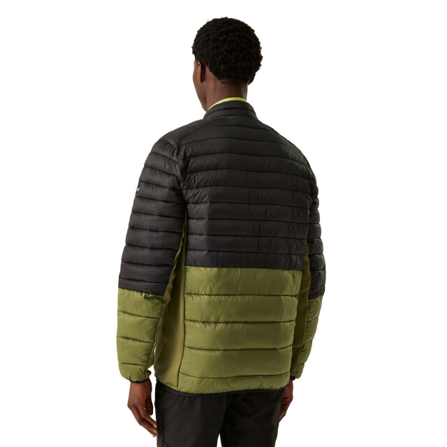 Regatta Heren leedre colour block hybride jas UTRG10942_nephritegreenblack large